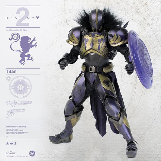 Threezero & Bungie 3A17054CS - Destiny 2 - Titan Golden Trace Shader