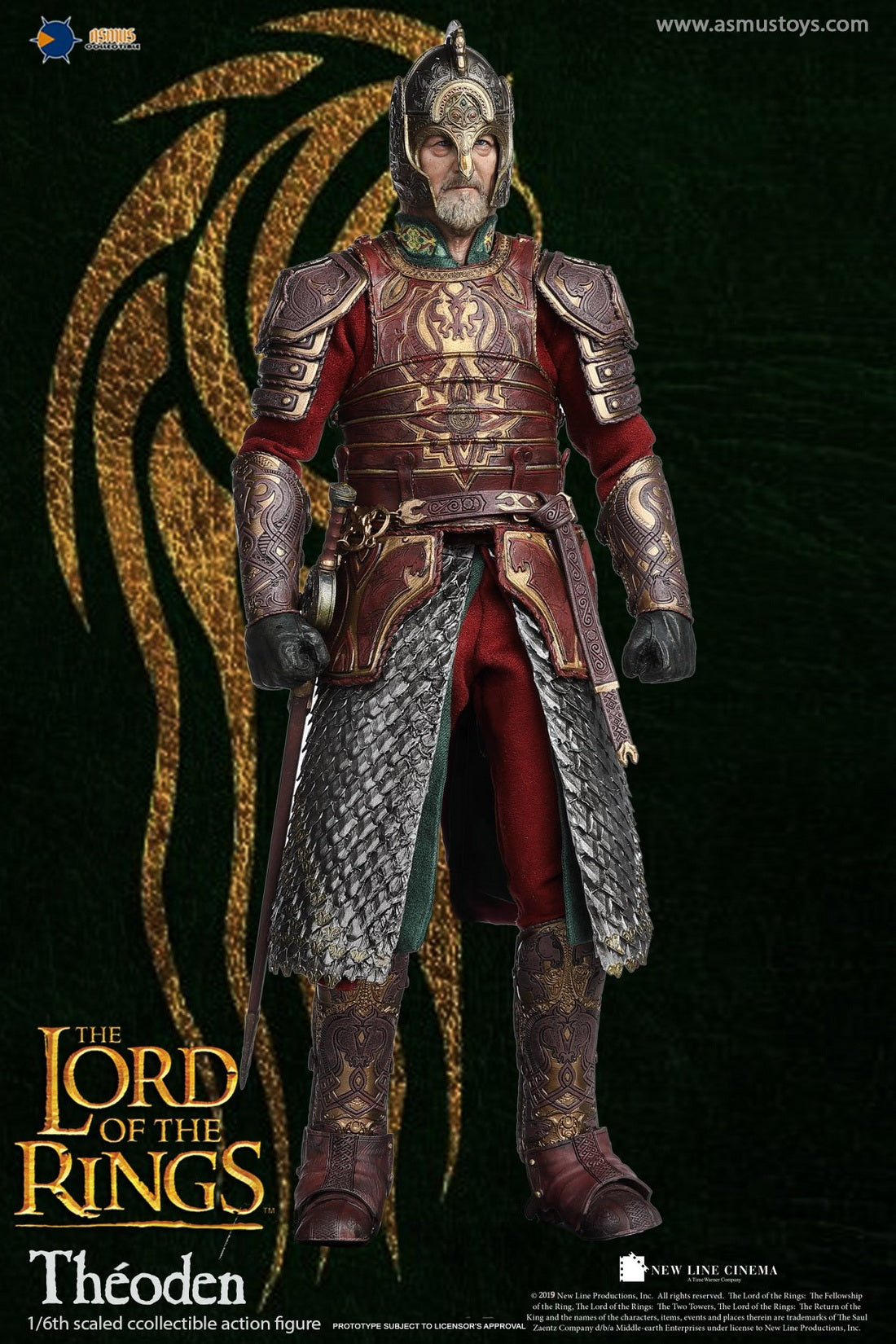 Asmus Toys LOTR022 - The Lord of the Rings - Theoden