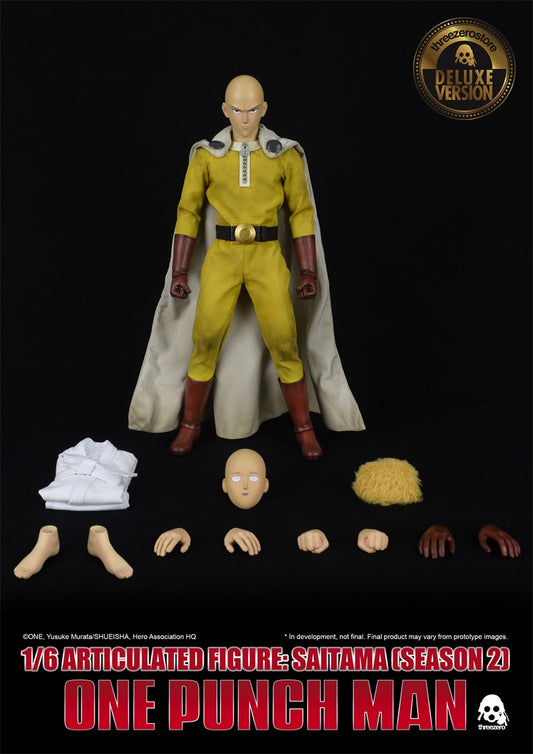 Threezero 3Z0134DV - One Punch Man Saison 2 - Saitama Deluxe Version