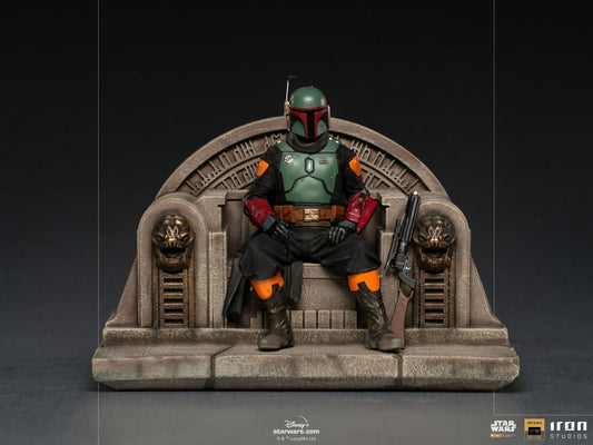Iron Studios - Star Wars : The Mandalorian - Boba Fett & Throne