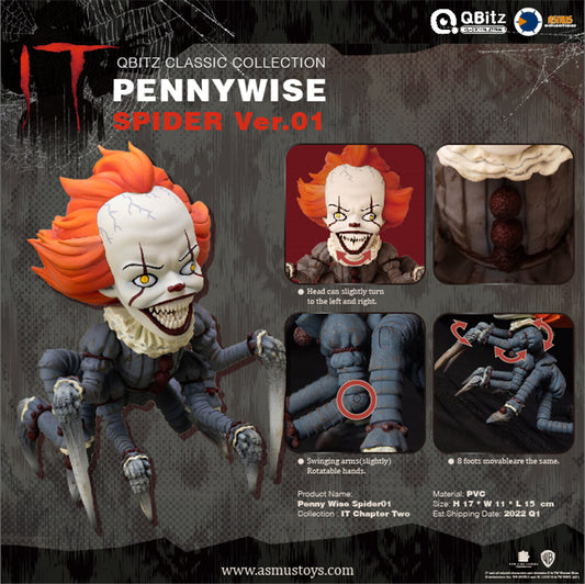Asmus Toys QB012S1 - It - Pennywise Spider Version 1