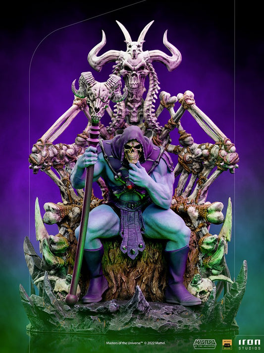 Iron Studios HEMAN63522-10 - Masters of the Universe - Skeletor on Throne Deluxe