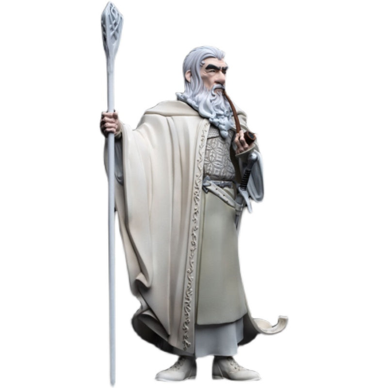 Weta Mini Epics - Lord Of The Rings - Gandalf The White With Pipe & Staff