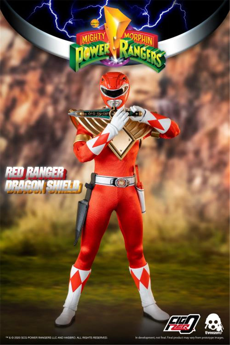 Threezero 3Z03011W0 - Power Rangers - Red Ranger Dragon Shield