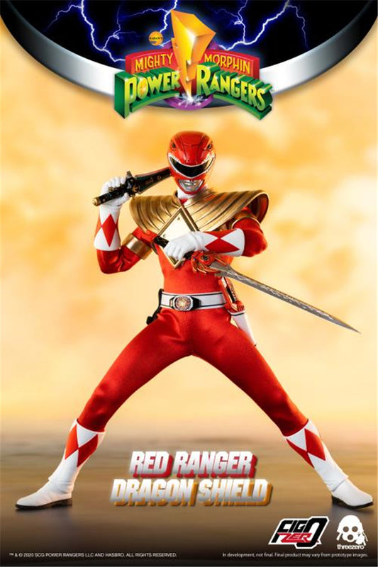 Threezero 3Z03011W0 - Power Rangers - Red Ranger Dragon Shield