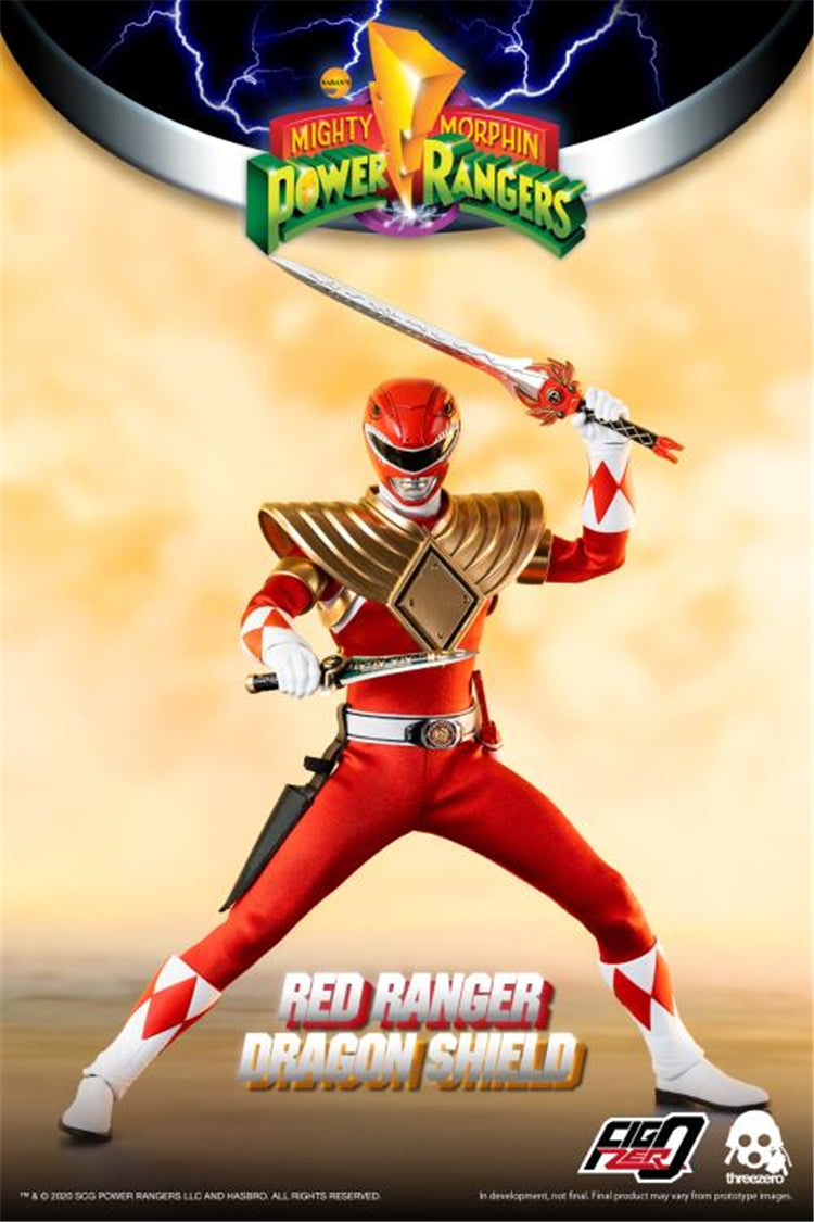 Threezero 3Z03011W0 - Power Rangers - Red Ranger Dragon Shield
