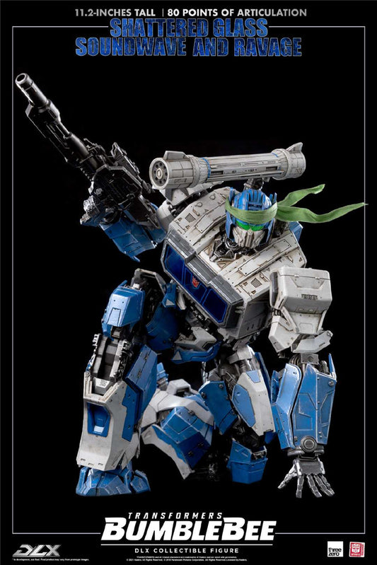 Threezero 3Z0160 DLX - Transformers : Bumblebee - Shattered Glass & Soundwave & Ravage