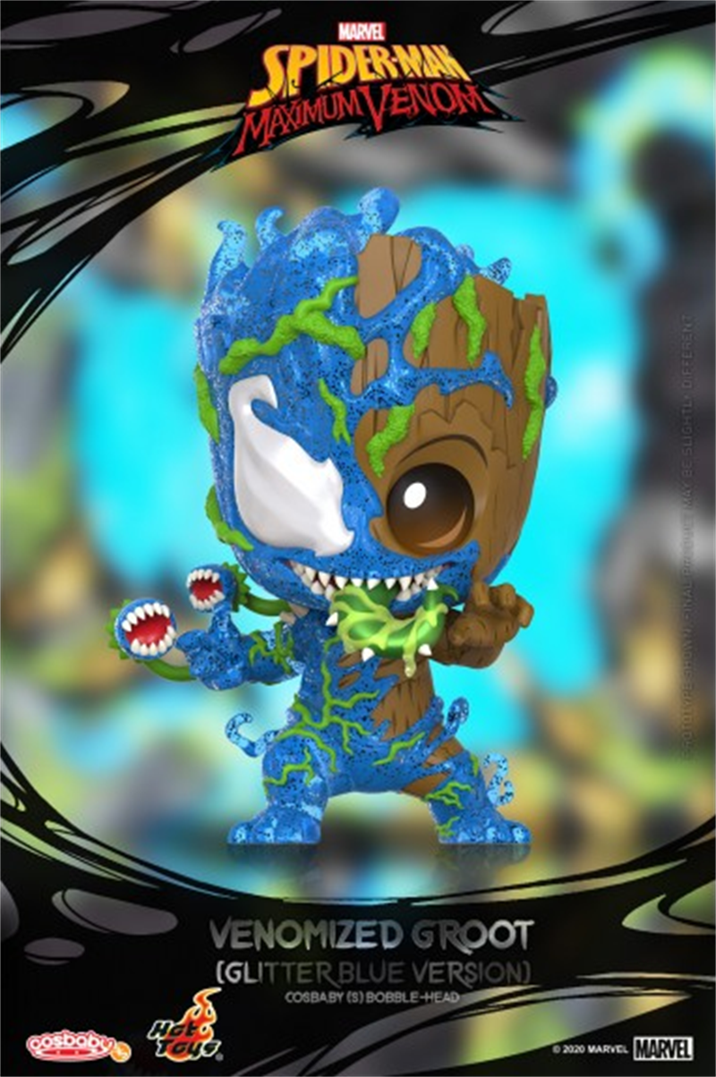 Hot Toys COSB762 - Marvel Comics -Venomized Groot Glitter Blue Version