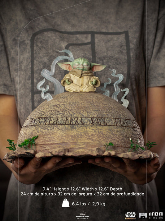 Iron Studios LUCSWR46921-14 - Star Wars : The Mandalorian - Grogu Legacy Replica