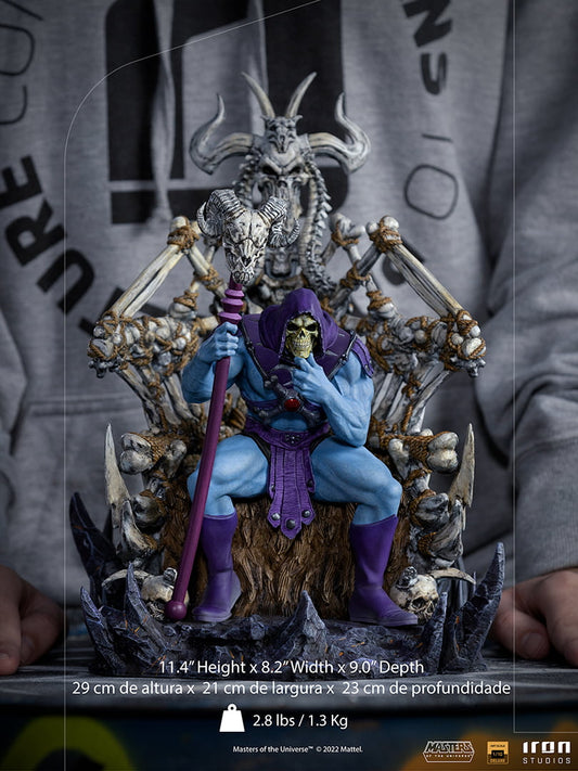 Iron Studios HEMAN63522-10 - Masters of the Universe - Skeletor on Throne Deluxe
