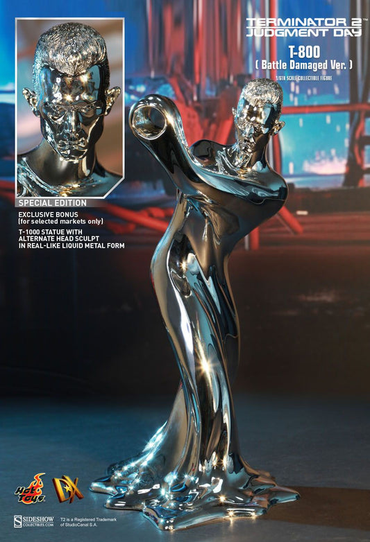 Hot Toys DX13B - Terminator 2 : Judgment Day - T800 Battle Damaged Version Deluxe Version