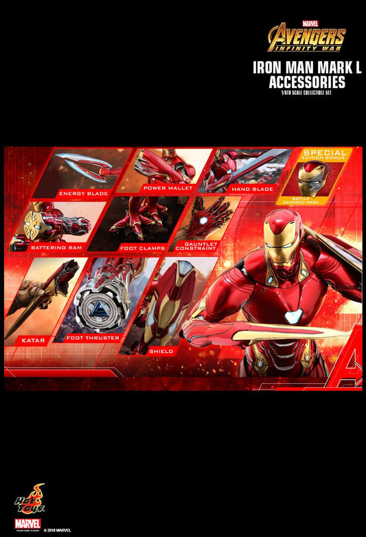 Hot Toys ACS004B - Marvel Comics - Avengers : Infinity War - Iron Man Mark 50 Accessories Set Deluxe Version