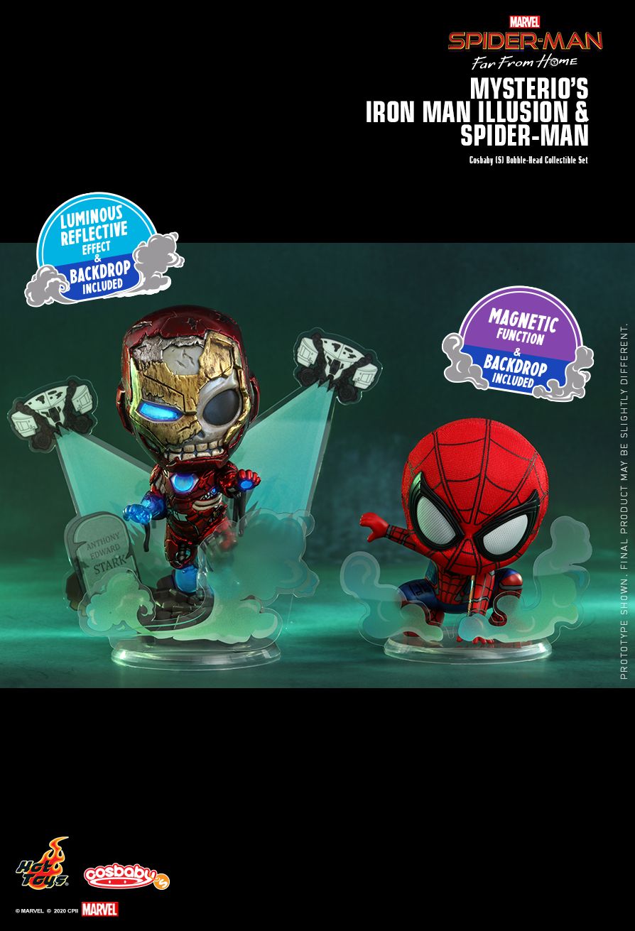 Hot Toys COSB768 - Marvel Comics - Mysterios's Iron Man Illusion & Spider Man