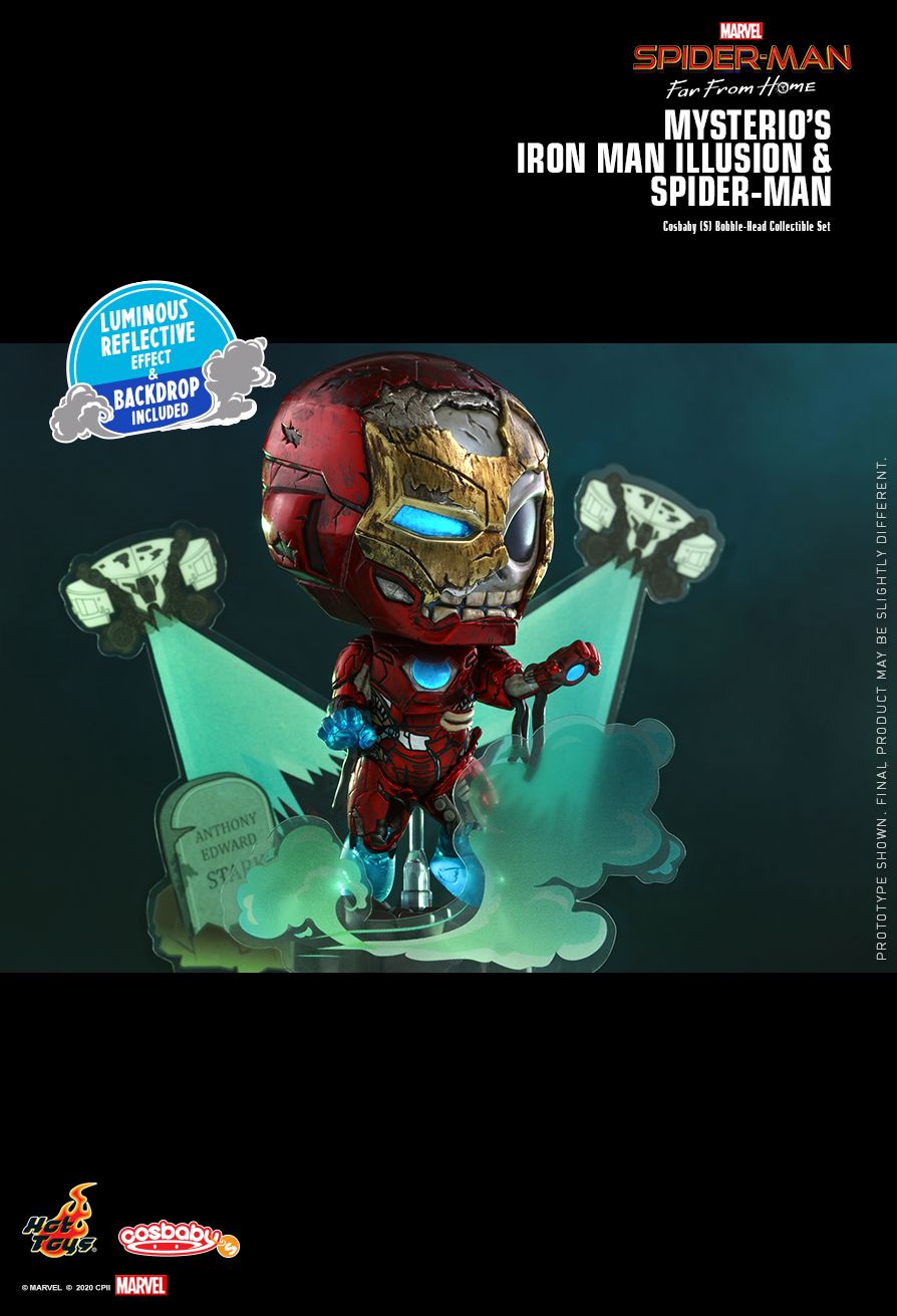 Hot Toys COSB768 - Marvel Comics - Mysterios's Iron Man Illusion & Spider Man