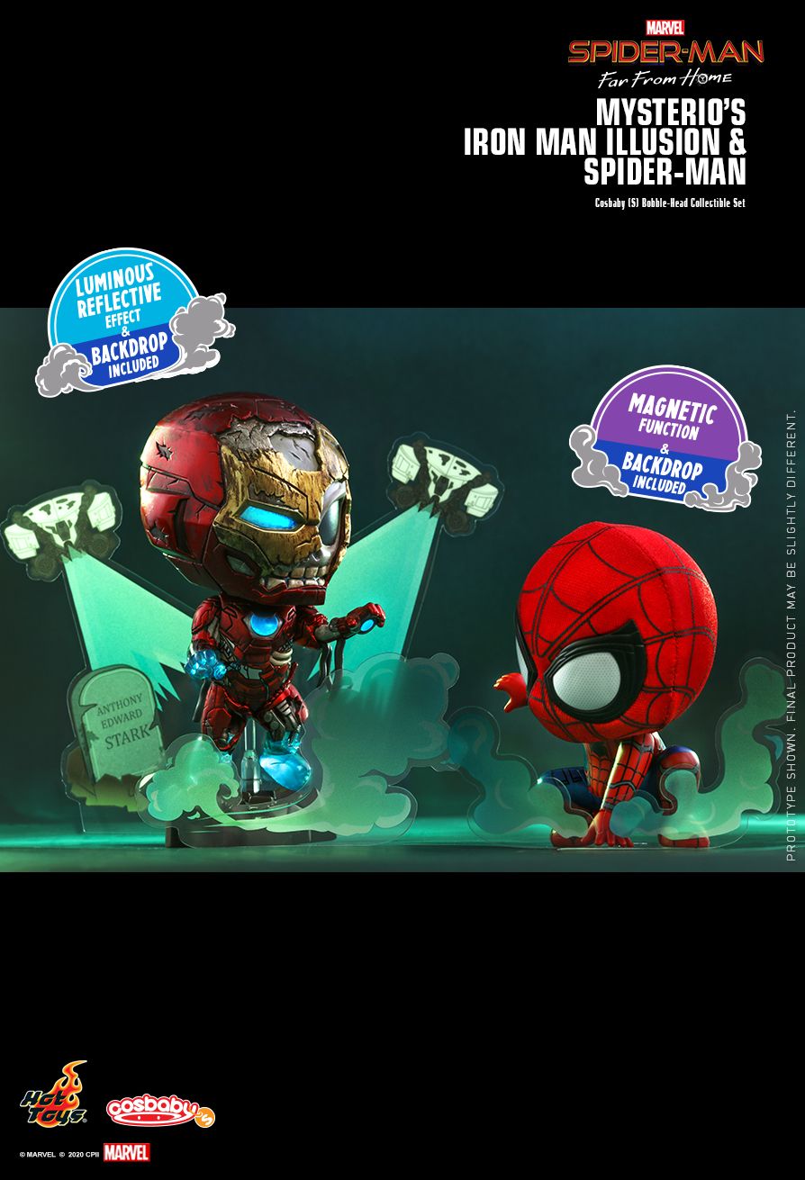 Hot Toys COSB768 - Marvel Comics - Mysterios's Iron Man Illusion & Spider Man