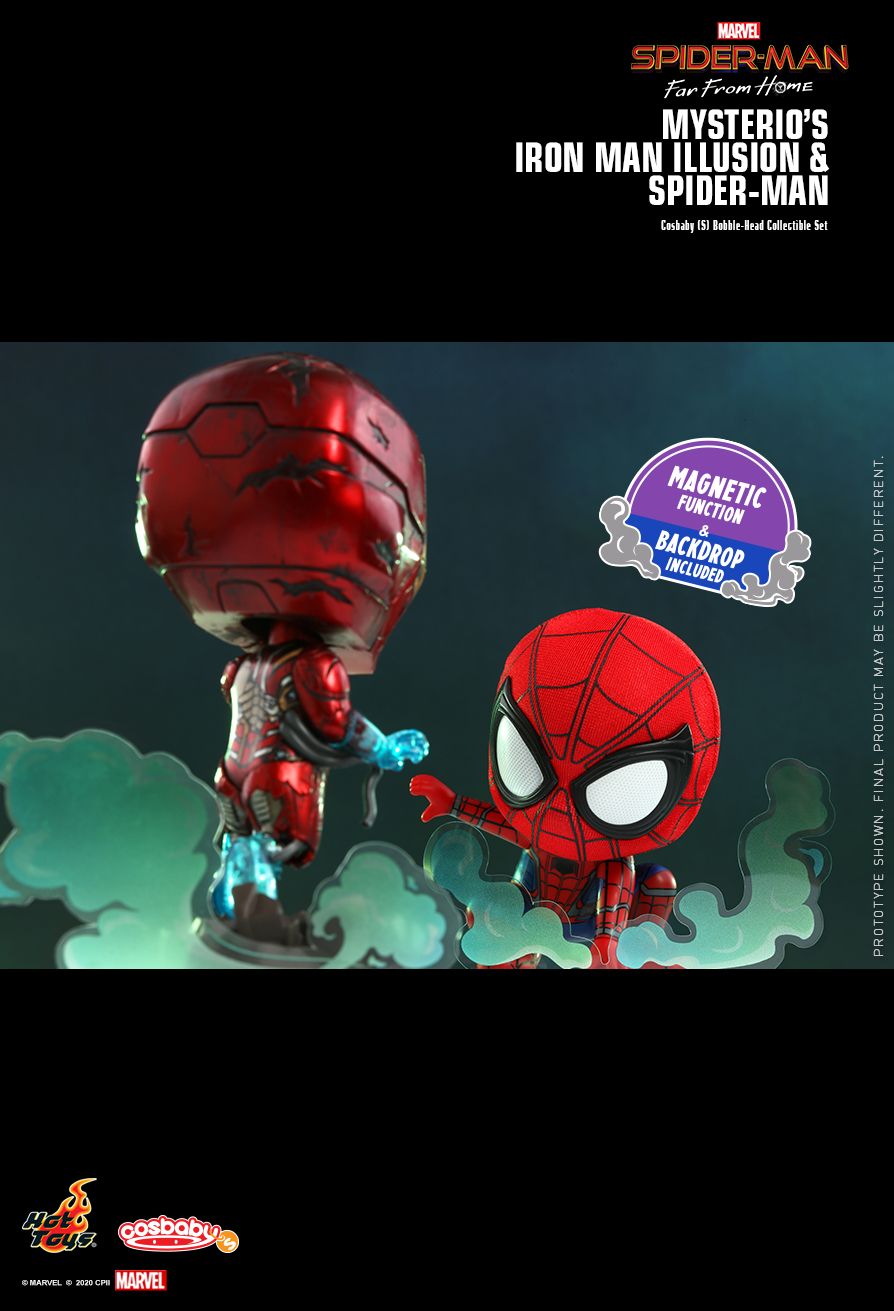 Hot Toys COSB768 - Marvel Comics - Mysterios's Iron Man Illusion & Spider Man