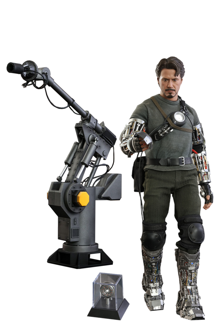 Hot Toys MMS582B - Marvel Comics - Iron Man - Tony Stark Mech Test Deluxe Version