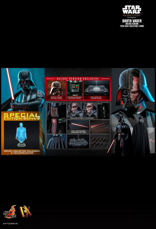 Hot Toys DX28B - Star Wars : Obi Wan Kenobi - Darth Vader Deluxe Version