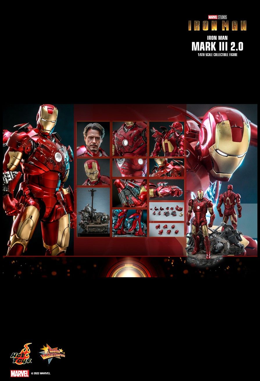 Figura Iron Man Mark III 2.0 Masterpiece