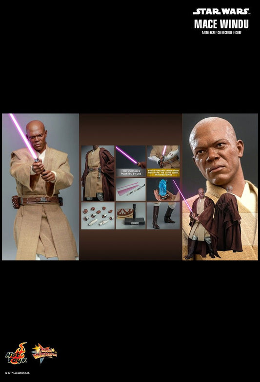 Hot Toys MMS681 - Star Wars II : Attack Of The Clones - Mace Windu