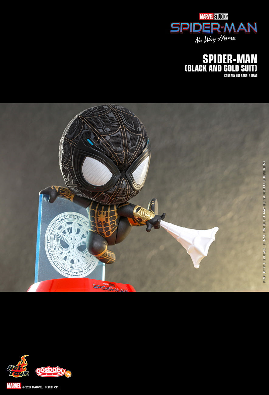 Hot Toys COSB916 - Marvel Comics - Spider Man : No Way Home - Spider Man Black and Gold Suit Version