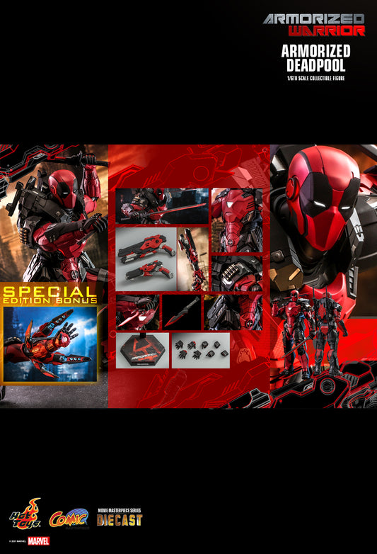 Hot Toys CMS09D42B - Marvel Comics - Armorized Deadpool Deluxe Version