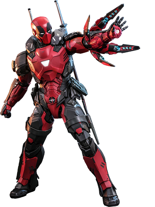Hot Toys CMS09D42B - Marvel Comics - Armorized Deadpool Deluxe Version
