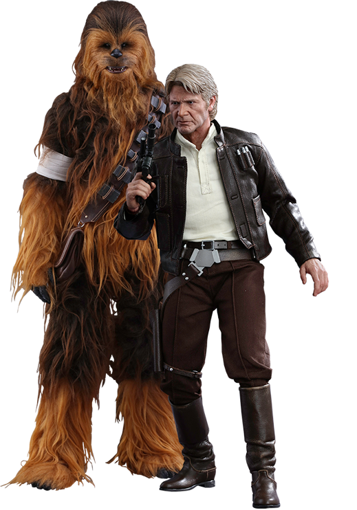 Hot Toys MMS376 - Star Wars : The Force Awakens - Han Solo And Chewbacca