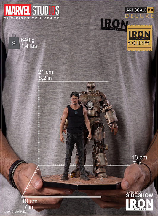 Iron Studios - Marvel Comics - Iron Man 1 - Iron Man Mark I & Tony Stark