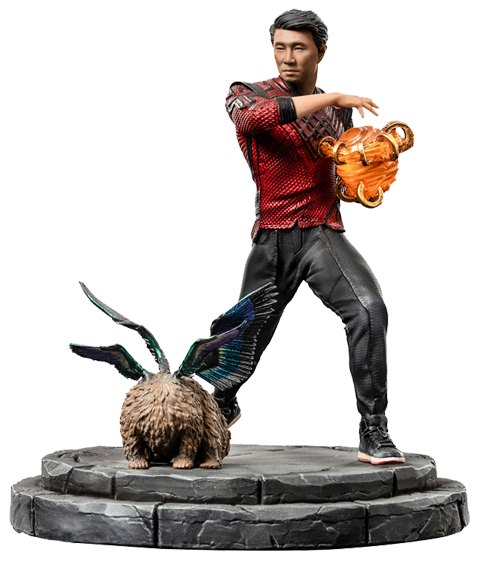 Iron Studios MARCAS70322-10 - Marvel Comics - Shang-Chi - Shang-Chi & Morris