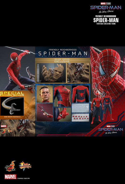 Hot Toys MMS662B - Marvel Comics - Spider Man : No Way Home - Friendly Neighborhood Spider Man Deluxe Version