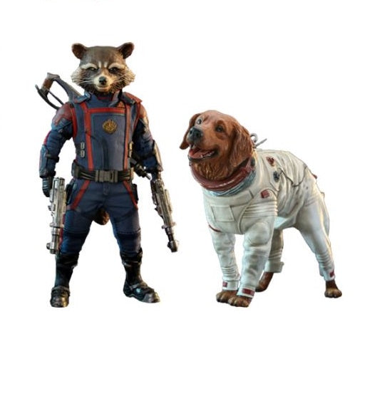 Hot Toys MMS708 - Marvel Comics - Guardians Of The Galaxy Vol.3 - Rocket & Cosmo【Pre-Order】