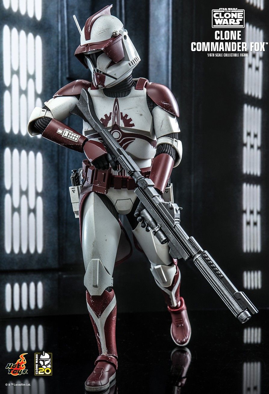 Hot Toys TMS103 - Star Wars : The Clone Wars - Clone Commander Fox