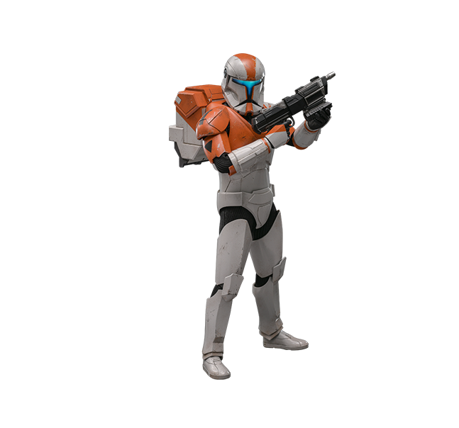 Hot Toys TMS151 - Star Wars : The Clone Wars - Clone Commando Boss