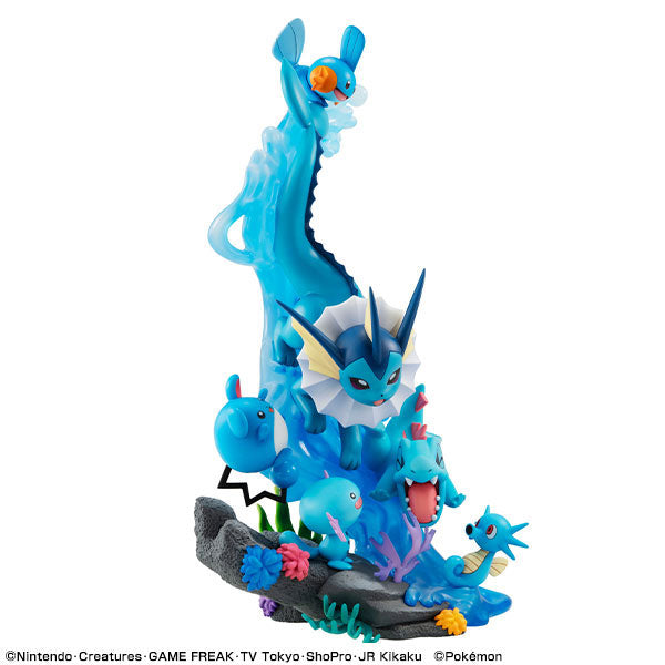 Megahouse - G.E.M.EX Series: Pokémon Water Type - DIVE TO BLUE