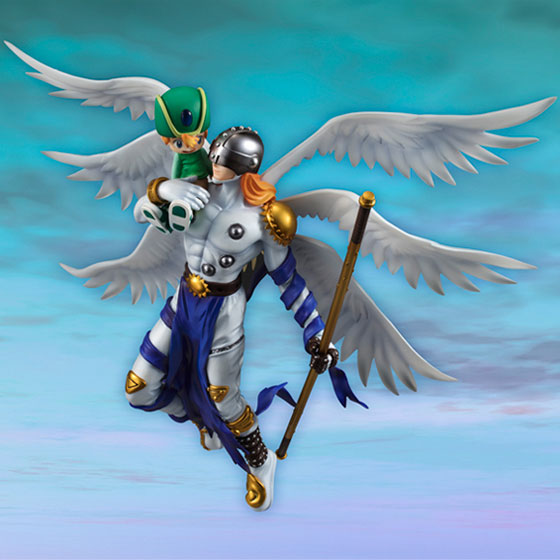 Megahouse - G.E.M. Series: Digimon Adventure - Angemon & Takeru Takaishi