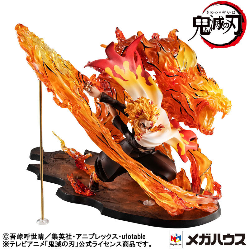 Megahouse - G.E.M. Series: Demon Slayer: Kimetsu no Yaiba - Kyojuro Rengoku Fifth Form: Flame Tiger