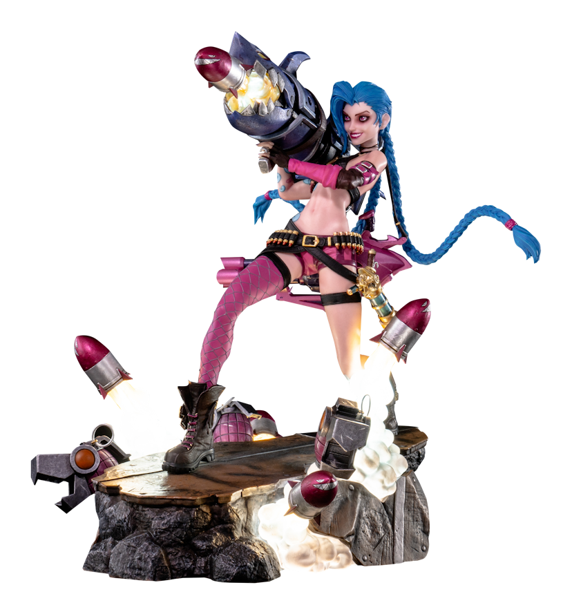 Riot & PureArts - League Of Legends - Jinx Light Up