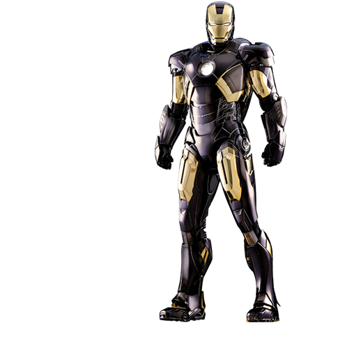 Hot Toys MMS741 - Marvel Comics - The Avengers - Iron Man Mark VII Black & Gold Version