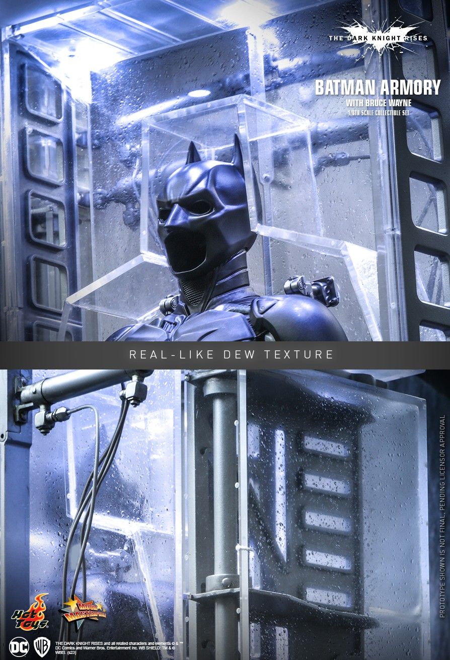 Hot Toys MMS702 - DC Comics - Batman : The Dark Knight Rises - Batman Armory & Bruce Wayne【Pre-Order】