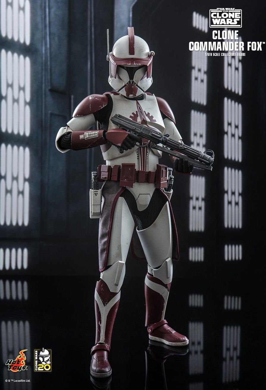 Hot Toys TMS103 - Star Wars : The Clone Wars - Clone Commander Fox