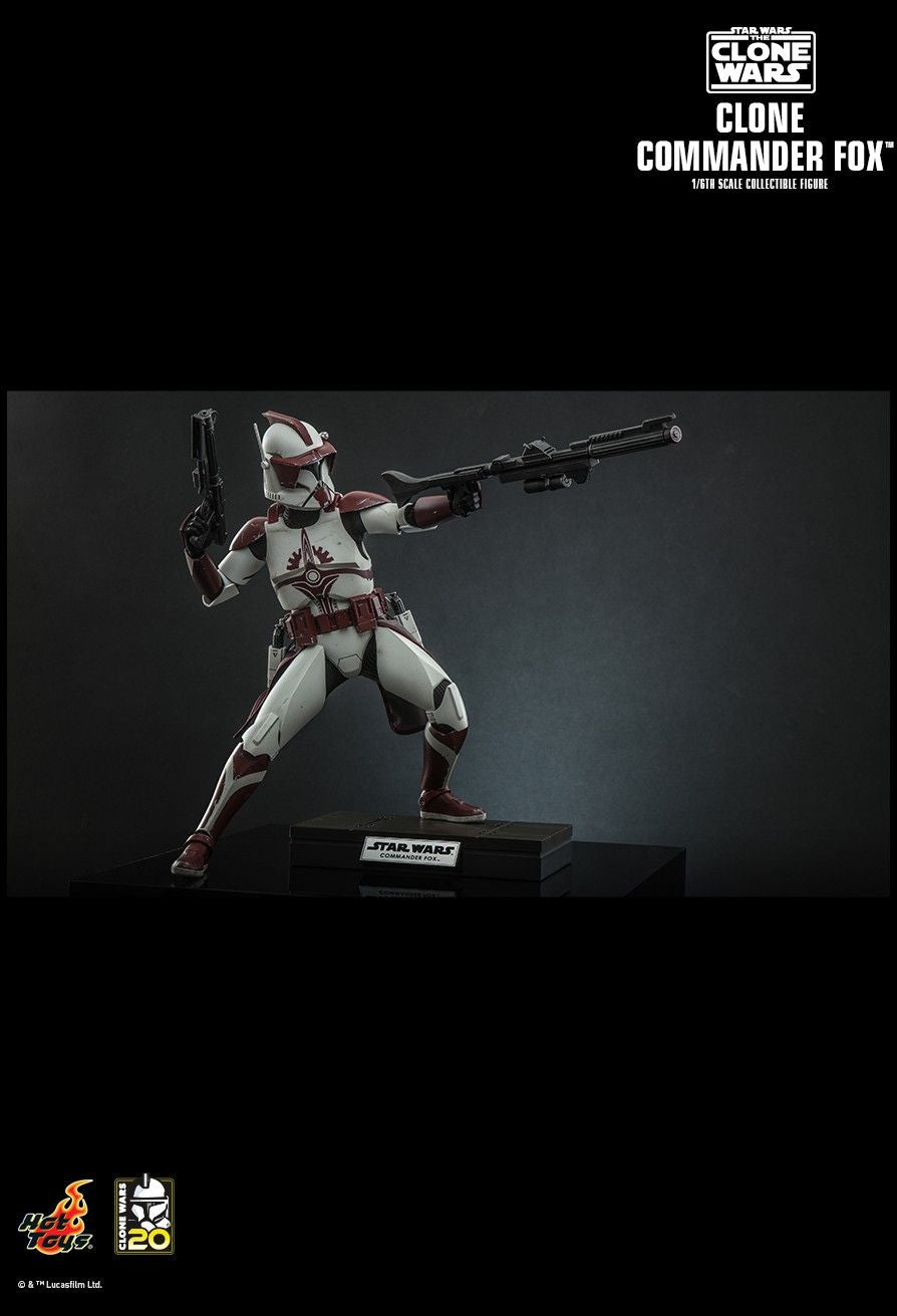 Hot Toys TMS103 - Star Wars : The Clone Wars - Clone Commander Fox