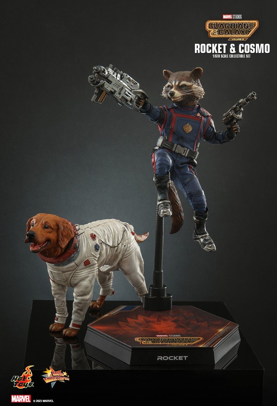 Hot Toys MMS708 - Marvel Comics - Guardians Of The Galaxy Vol.3 - Rocket & Cosmo【Pre-Order】