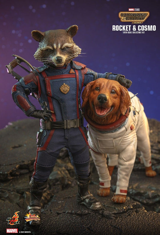 Hot Toys MMS708 - Marvel Comics - Guardians Of The Galaxy Vol.3 - Rocket & Cosmo【Pre-Order】