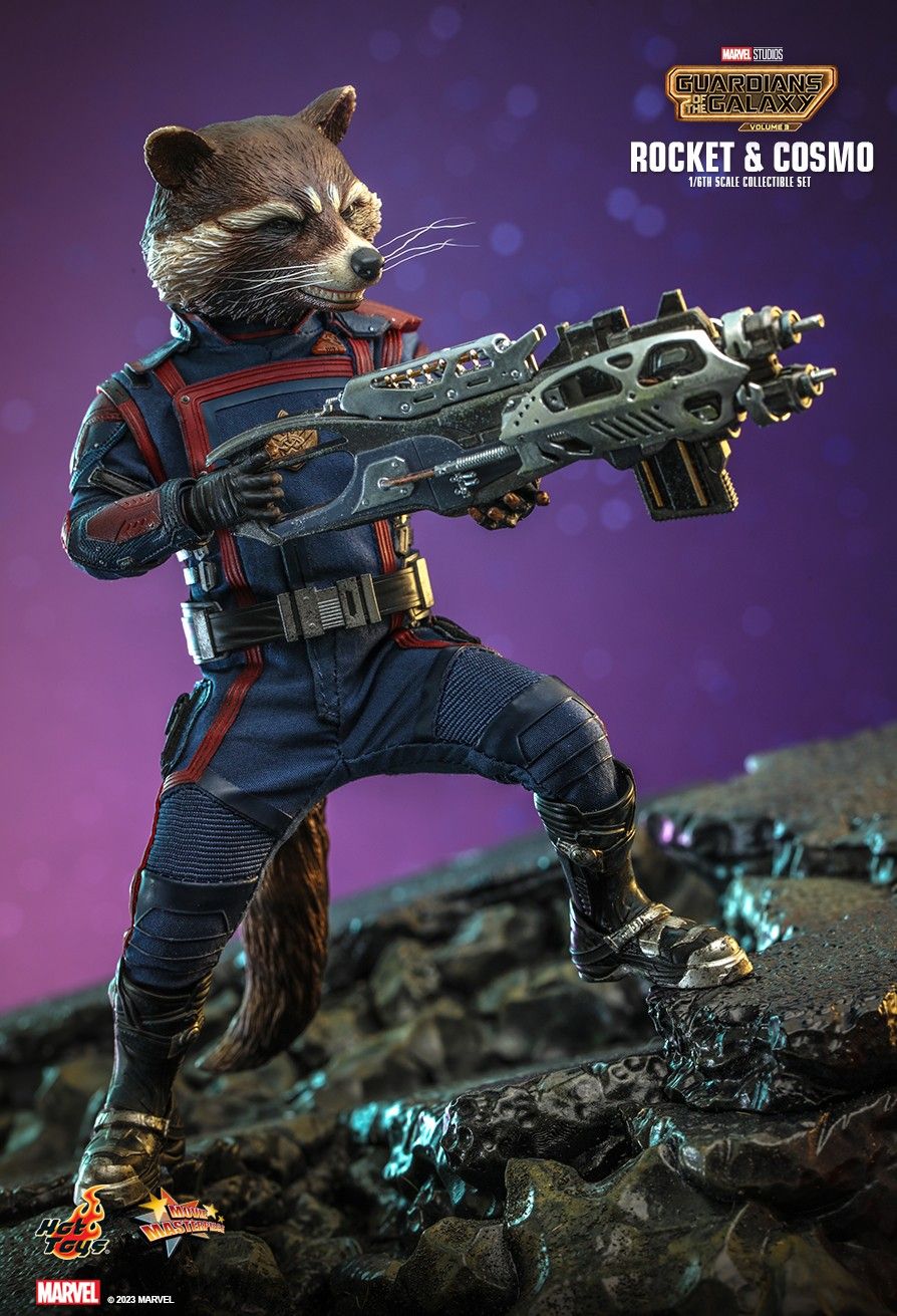 Hot Toys MMS708 - Marvel Comics - Guardians Of The Galaxy Vol.3 - Rocket & Cosmo【Pre-Order】