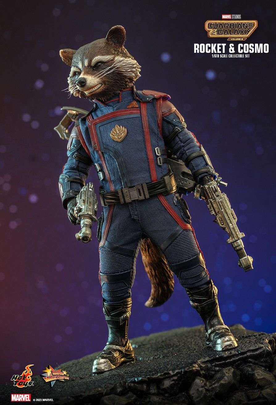 Hot Toys MMS708 - Marvel Comics - Guardians Of The Galaxy Vol.3 - Rocket & Cosmo【Pre-Order】