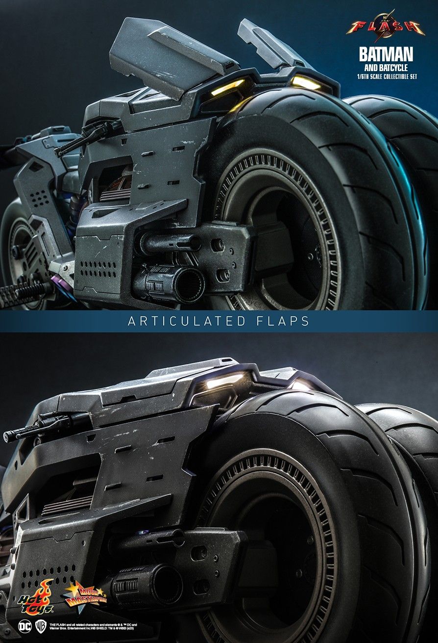 Hot Toys The Flash Batman and Batcycle