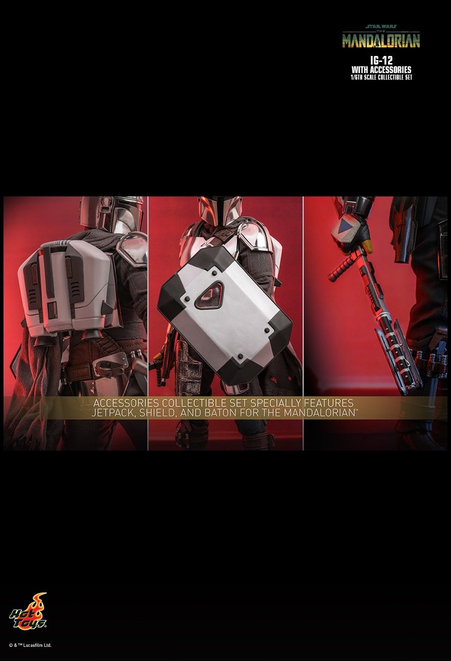 Hot Toys TMS105 - Star Wars : The Mandalorian - IG-12 & Accessories【Pre-Order】