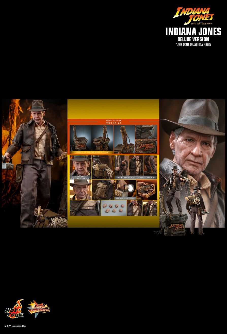 Hot Toys MMS717 - Indiana Jones & The Dial Of Destiny - Indiana Jones Deluxe Version【Pre-Order】