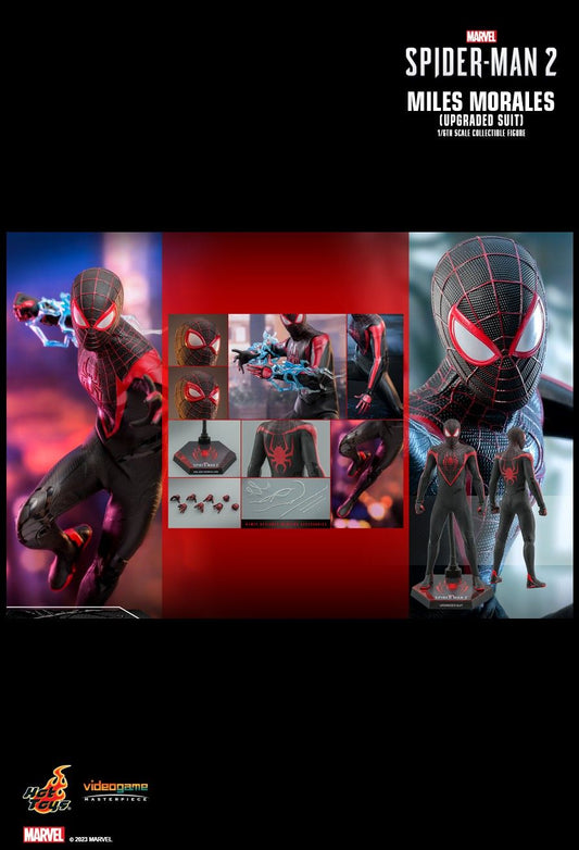 Hot Toys VGM55 - Marvel's Spider Man 2 - Miles Morales Upgraded Suit